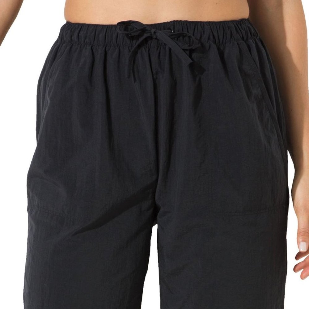 New Swimsuits For All Taslon Nylon Capri Coverup Pants 22 24 2X Black plus size - Picture 2 of 4
